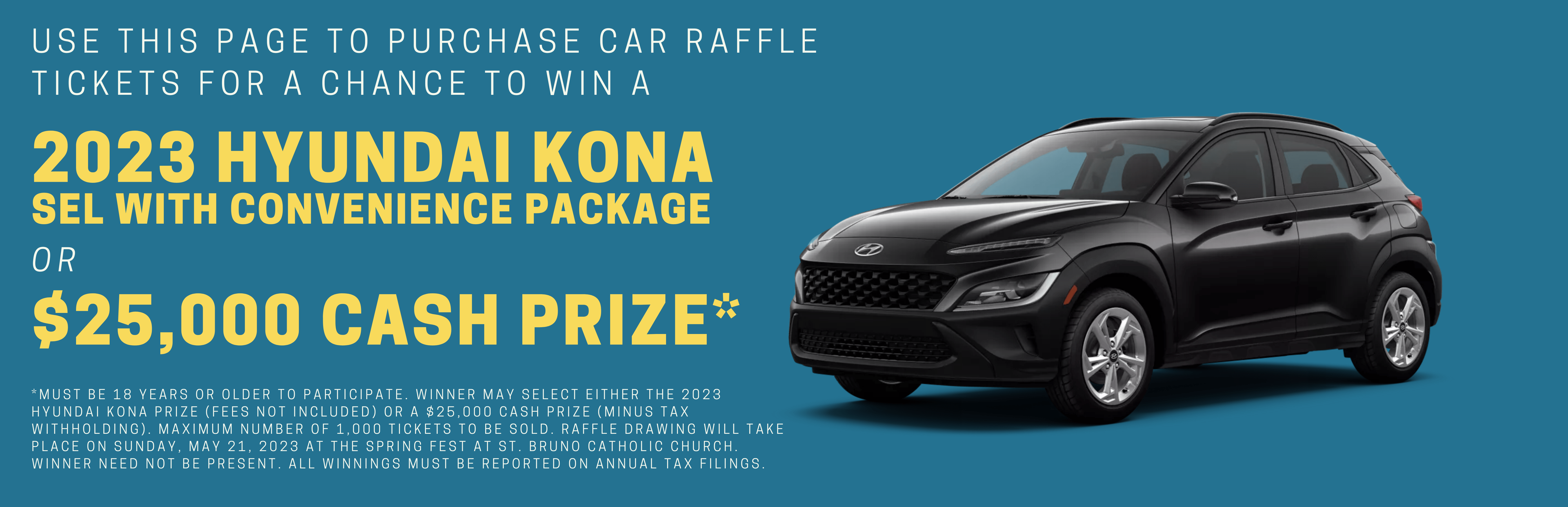 Car Raffle Tickets 2023